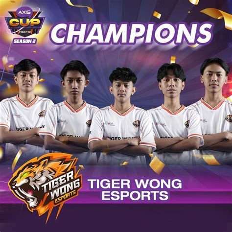 Gambar Tiger Wong Esport: Tim Utama